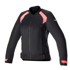 Alpinestars Stella Eloise Air 2 női motoros kabát fekete-fluo rózsaszín motoros kabát