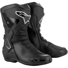 Alpinestars Stella SMX-6 3 Drystar női motoros csizma fekete-ezüst motoros csizma