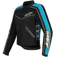 Alpinestars STELLA T-DYNO AIR női motoros kabát fekete-világoskék-bézs motoros kabát