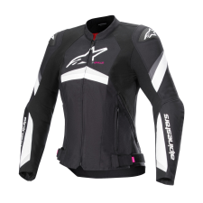 Alpinestars Stella T-GP PLUS R 4 női motoros dzseki fekete-fehér motoros kabát