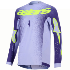 Alpinestars Supertech Scenz motokrossz mez lila-fluo sárga motocross mez