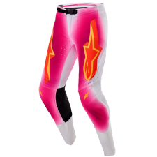 Alpinestars Supertech SX AFD limitált kiadású MIG motokrossz nadrág fluo rózsaszín-fehér-narancssárga motoros nadrág