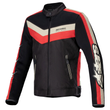 Alpinestars T-Dyno Air motoros kabát fekete-piros-bézs motoros kabát