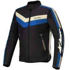 Alpinestars T-Dyno Water Resistant motoros kabát fekete-kék-bézs motoros kabát