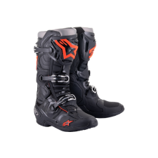 Alpinestars Tech 10 csizma fekete / neon piros 42 motoros csizma