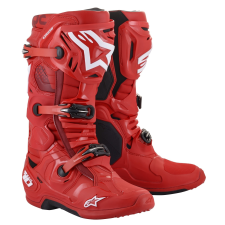 Alpinestars Tech 10 motoros csizma piros motoros csizma
