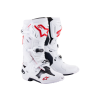 Alpinestars Tech 10 Supervented csizma fehér / piros 49