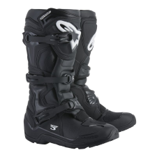 Alpinestars Tech 3 motorkerékpár csizma fekete motoros csizma