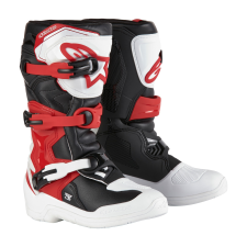 Alpinestars Tech 3S Youth 2024 gyerek motoros csizma fehér-fekete-piros motoros csizma