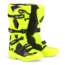 Alpinestars Tech 5 2025 motoros csizma fluo sárga-fekete motoros csizma