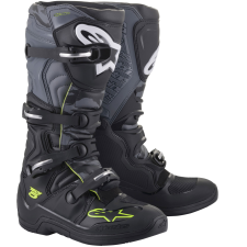 Alpinestars TECH 5 motoros csizma fekete-szürke-fluo sárga motoros csizma