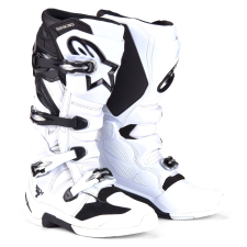 Alpinestars Tech 7 2025 motoros csizma fehér-fekete motoros csizma