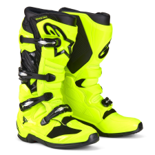 Alpinestars Tech 7 2025 motoros csizma fluo sárga-fekete motoros csizma