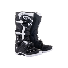 Alpinestars Tech 7 Enduro Drystar fekete / fehér csizma 45,5 motoros csizma