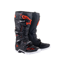 Alpinestars Tech 7 Enduro fekete/piros csizma 42 motoros csizma