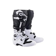 Alpinestars Tech 7 fehér/fekete motoros csizma 49 motoros csizma