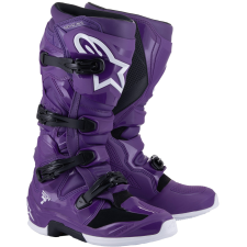 Alpinestars TECH 7 motokrossz csizma lila motoros csizma