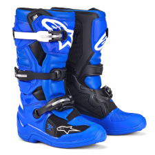 Alpinestars Tech 7 S 2025 gyerek motoros csizma kék-fehér-fekete motoros csizma