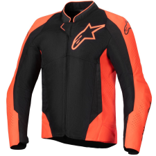 Alpinestars Viper Air V4 motoros kabát fluo piros-fekete motoros kabát