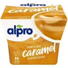 Alpro SZÓJA DESSZERT UHT KARAMELL 125 G reform élelmiszer