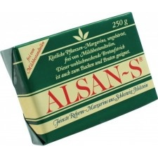 Alsan-s Növényi Margarin /Zöld/ 250 g alapvető élelmiszer