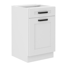  Alsó szekrény, fehér, LULA 50 D 1F 1S BB bútor