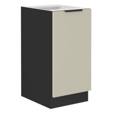  Alsó szekrény, kasmír/fekete, ARAKA 40 D 1F BB bútor