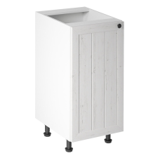  alsószekrény D40, balos, fehér/sosna andersen, PROVANCE bútor