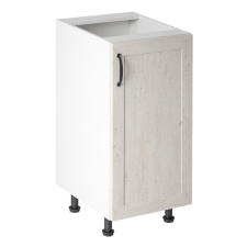  Alsószekrény, fehér/sosna északi, jobbos, ROYAL D40 bútor