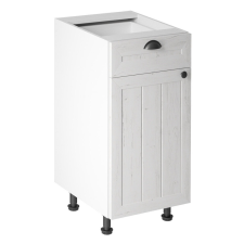  Alsószekrény fiókkal D40S1, fehér/sosna andersen, bal, PROVANCE bútor