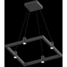 ALTAVOLA DESIGN Diamante függőlámpa 5x36 W fekete LA117/P1_67_black világítás