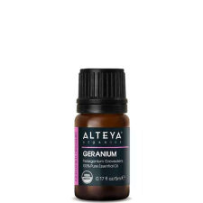 Alteya Organics Geránium (Pelargonium graveolens) illóolaj - bio 5ml illóolaj