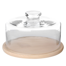 Altom Cheese fa tálca fedővel, 28 cm konyhai eszköz