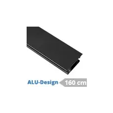  ALU-Design függönykarnis, belső csúszású rúd, fekete (160 cm) villanyszerelés