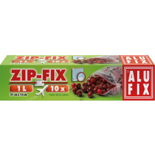 ALUFIX Cipzáras zacskó, 1 l, alufix "zipp fix" papírárú, csomagoló és tárolóeszköz