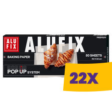 ALUFIX Pop-Up sütőpapír 50 ív (Karton - 22 csomag) papírárú, csomagoló és tárolóeszköz