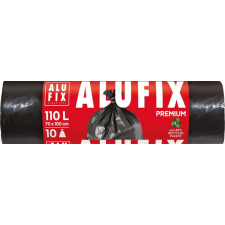 ALUFIX Szemeteszsák, extra erős, 110 l, 10 db, ALUFIX tisztító- és takarítószer, higiénia