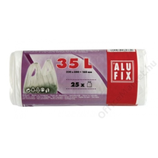 ALUFIX Szemeteszsák, köthető füllel, 35 l, 25 db, ALUFIX (KHT253) takarító és háztartási eszköz
