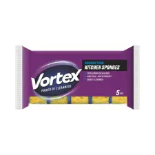 ALUFIX Vortex konyhai nagy lyukas szuper hab szivacs (5 db) tisztító- és takarítószer, higiénia