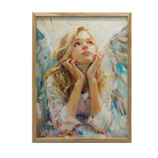  ALUMÍNIUM KERETES FALI PLAKÁT MENNYI TÜKRÖZÉSEK 40x50 CM grafika, keretezett kép