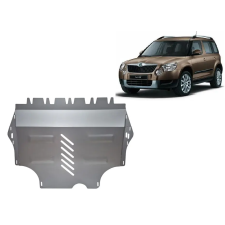  Alumínium motor, kapcsolószekrény, hütő védőlemez Skoda Yeti - (2011-2017) karosszéria elem