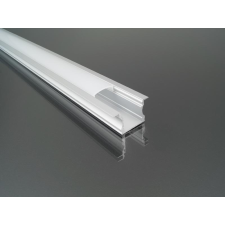 Alumínium profil Led szalaghoz Recessed-2, opál búrával világítás