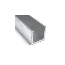 Aluminium U profil LED szalaghoz 15 mm x 15 mm villanyszerelés