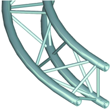 ALUTRUSS DECOLOCK DQ-3 Circle Element d=4m < 90° világítás