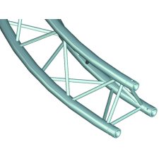 ALUTRUSS TRILOCK 6082 Circlepart 5m in.45° /\ világítás