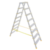 ALVE Kétrészes létra, ALVE Eurostyl Hobby 1928, 2 x 8 fokos, 178 cm, 150 kg teherbírás, kétoldalas kivitel