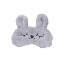 Alvó vagy utazó maszk, kivehető géllel, Pufo Bunny, 20 cm, szürke gyógyászati segédeszköz