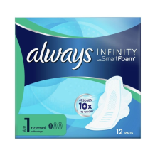 Always Infinity Normál Egészségügyi Szárnyas betét 20 db intim higiénia
