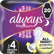 Always Platinum Secure Night 20 darab intim higiénia