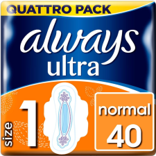 Always Ultra Normal nagyság 1 szárnyas higiéniai betétek 40 db intim higiénia